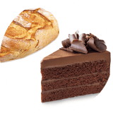 Pains, viennoiseries et pâtisseries