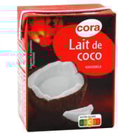 Cora lait de coco briquette 200ml
