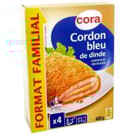 Cora cordon bleu de dinde 4x100g