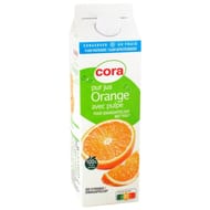 Cora pur jus d'orange avec pulpe 1l