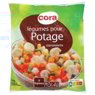 Cora légumes pour potage 1kg