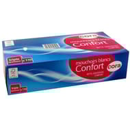 Cora boîte mouchoirs blancs confort triple épaisseur  x110
