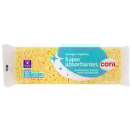 Cora 2 éponges végétales super absorbantes