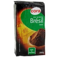 Cora café moulu pur arabica Brésil 250g