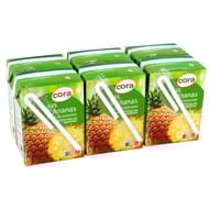 Cora jus d'ananas briquette 6 x 20cl