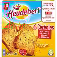 Lu heudebert biscottes 6 céréales 300g