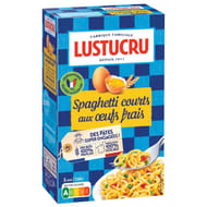 Lustucru pâtes aux oeufs frais spaghetti courts 250g