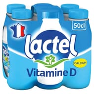 Lactel lait demi-écrémé 6x50cl