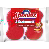 Spontex éponge gratounett' efficacité longue durée x2