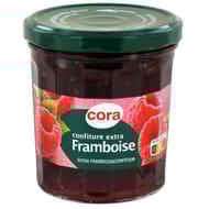 Cora confiture extra framboise 370g