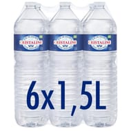 Cristaline eau de source naturelle 6 x 1,5l