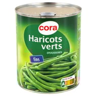 Cora haricots vert fins 4/4 800g