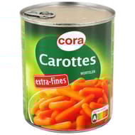 Cora carottes entières extra fines 4/4 530g