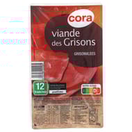 Cora viande des grisons 12 tranches 80G