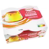 Cora crème caramel 4x100g