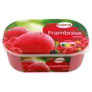 Cora sorbet framboise bac 1l - 563g