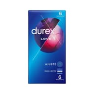 Durex love préservatif ajusté facile à mettre boîte de 6
