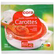 Cora purée cuisinée de carottes 750g