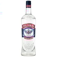 Poliakov vodka pure grain triple distilled 1l 37.5%vol