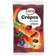 Cora kido sachet de 8 crêpes chocolat noisettes 256g