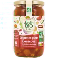Jardin bio étic légumes pour couscous et plats orientaux bio 660 g