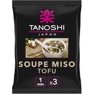 Tanoshi soupe miso tofu 61g
