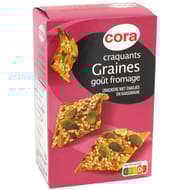 Cora craquants au fromage et graines 65g