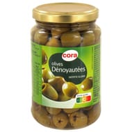Cora olives vertes dénoyautées 160G