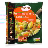 Cora poêlée pommes de terre, carottes, haricots verts, brocolis, oignons, champignons 1kg