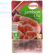 Cora jambon cru 4 tranches 80g