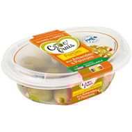 OLIVES FARCIES AUX AMANDES  ET POIVRON 200G