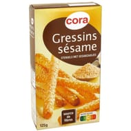 Cora gressins au sésame 125g