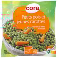 Cora petits pois et jeunes carottes 1kg
