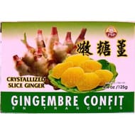 PSP gingembre confit en tranche 125g