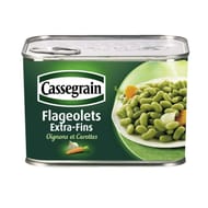 Cassegrain flageolets cuisinés extra fins 4/4 465g