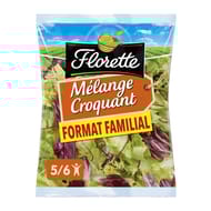 Florette salade mélange croquant format familial sachet 350g