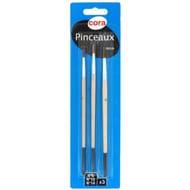 Cora blister 3 pinceaux poils de poney n° 6/10/14