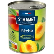 St Mamet pêches au sirop 850g