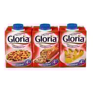 Gloria lait concentré briquette léger 4% matières grasses 3x20cl - 60cl