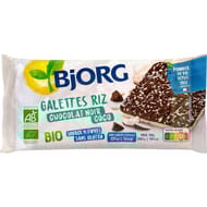 Bjorg fines galettes de riz chocolat coco bio sans gluten 90g