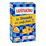 Lustucru torsettes 3 oeufs  250g