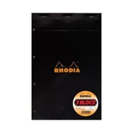 Rhodia lot de 3 blocs notes perforés 160 pages seyes