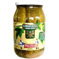 Polonia cornichons aigres doux 490g net égoutté