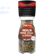 Ducros moulin mélange poivre steak et épices 35g