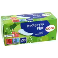 Cora protège-slips plats parfumés x30