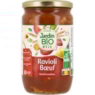 Jardin bio ravioli au boeuf bio 700g