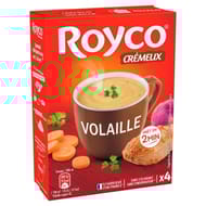 Royco les crémeuse crème de volaille étui de 4 sachets  20cl 57g