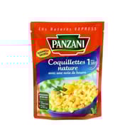 Panzani coquillettes nature avec noix de beurre express 200g