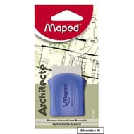 Maped gomme architecte fourreau translucide