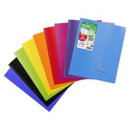 Clairefontaine cahier kbook 17x22 cm seyes opaque coloris assortis